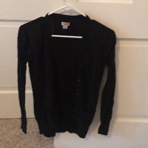 Black cardigan